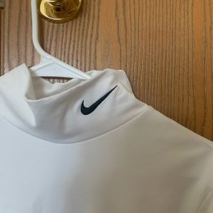 Nike Long Sleeve Turtle Neck White